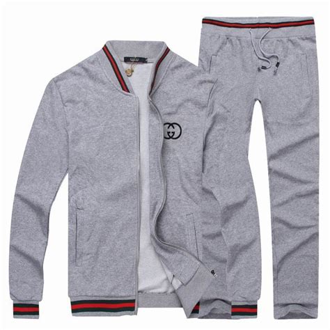 gucci tracksuit grey|gucci tracksuits for men.